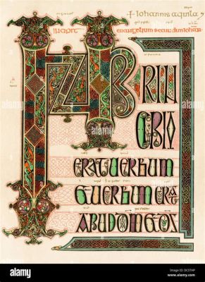 The Lindisfarne Gospels! Miniature Gold and Verdant Fields of Manuscript Illumination